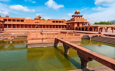 The UNESCO World Heritage Site of Fatehpur Sikri in Agra, India